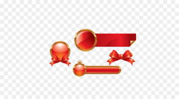 Ribbon Label - Red Ribbon label Ribbon Label - Red Ribbon label