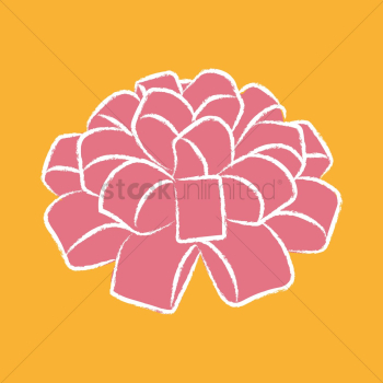 Ribbon made into a flower Ribbon made into a flower