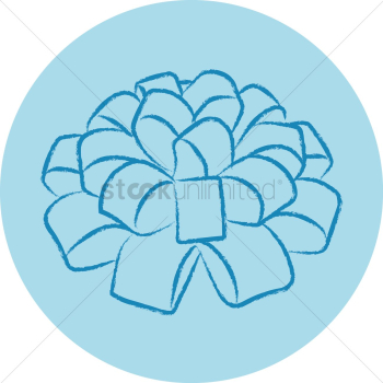 Ribbon made into a flower Ribbon made into a flower