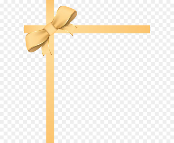 Ribbon Paper Download - Golden ribbon bow frame Ribbon Paper Download - Golden ribbon bow frame