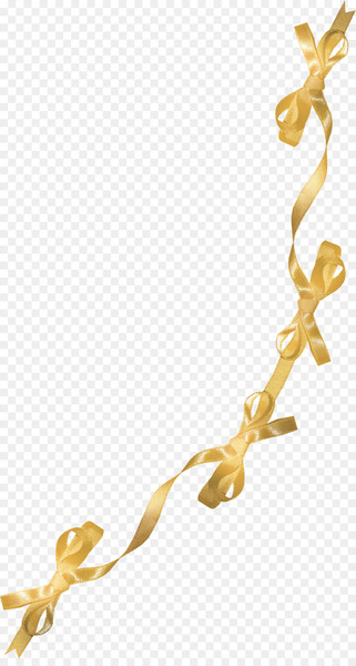 Ribbon Shoelace knot Clip art - Floating golden ribbon Ribbon Shoelace knot Clip art - Floating golden ribbon