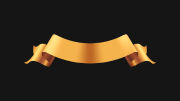 Ribbon vector image, gold banner graphic… | Free stock illustration | High Resolution graphic