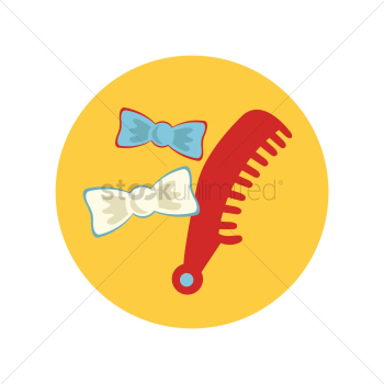 Ribbons and comb Ribbons and comb