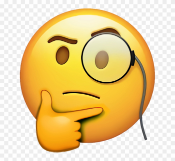 Rich Thinking Emoji - Face Emoji Apple