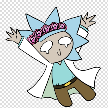 Rick Sanchez Morty Smith Crown Flower Wreath, crown transparent background PNG clipart