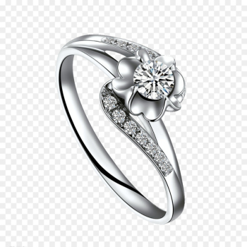 Ring Diamond Jewellery Silver - Diamond ring Ring Diamond Jewellery Silver - Diamond ring