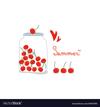 ripe blue cherries in a jar summer bright ripe blue cherries in a jar summer bright