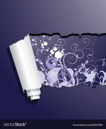Ripped paper vector image Ripped paper vector image