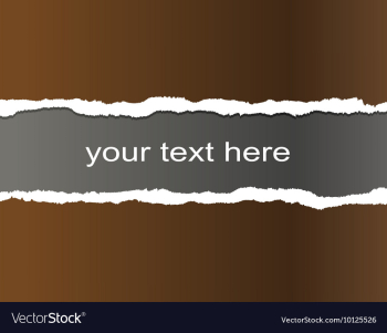Ripped paper vector image Ripped paper vector image