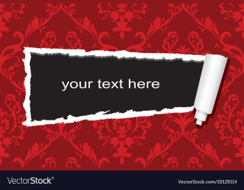 Ripped paper vector image Ripped paper vector image
