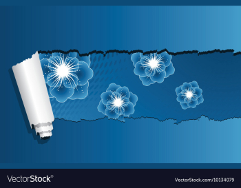 Ripped paper vector image Ripped paper vector image