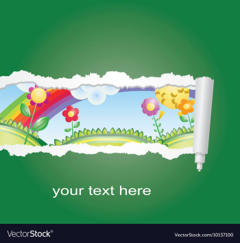 Ripped paper vector image Ripped paper vector image