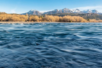 river and mountain landscape river and mountain landscape