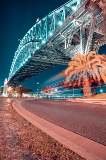 Road Above Bridge