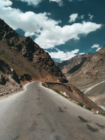 Road Beside Cliff