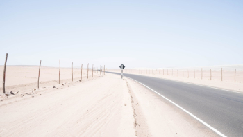 Road in Desert Road in Desert