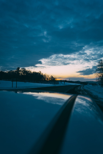 Road Trip During Sunset Road Trip During Sunset