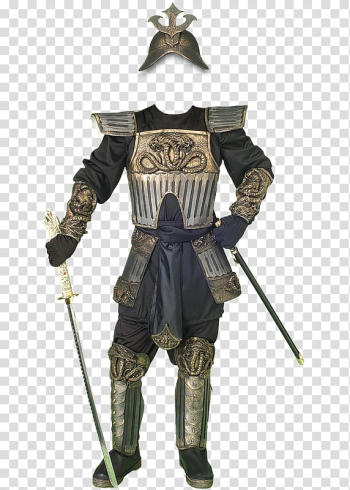 Robe Costume party Japanese armour Samurai, samurai transparent background PNG clipart