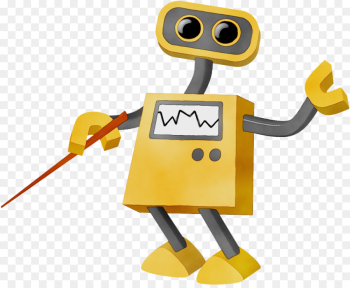 robot cartoon yellow technology machine robot cartoon yellow technology machine