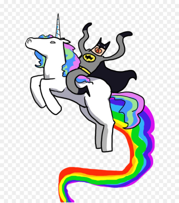 Robot Unicorn Attack Batman T-shirt - unicorn Robot Unicorn Attack Batman T-shirt - unicorn
