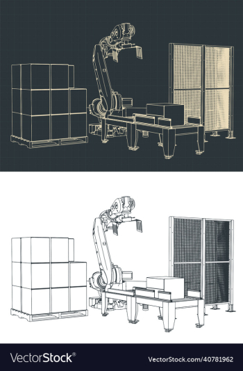 robotic palletizing line drawings robotic palletizing line drawings