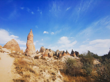 Rock Formations on a Mountain Rock Formations on a Mountain
