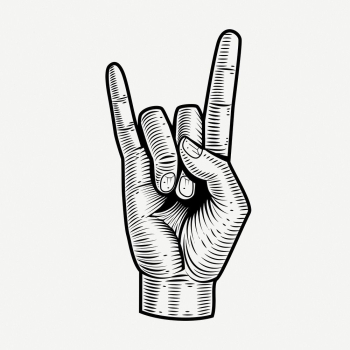Rock hand sign clipart, collage | Free PSD - rawpixel Rock hand sign clipart, collage | Free PSD - rawpixel