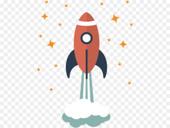 Rocket Flat design Icon - Vector cartoon rocket Rocket Flat design Icon - Vector cartoon rocket