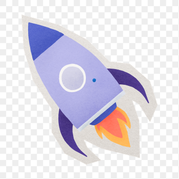 Rocket illustration png purple sticker, | Free PNG - rawpixel