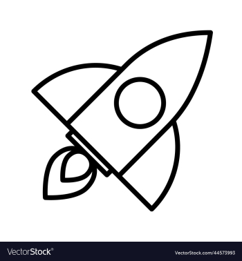 rocket lunch outline icon rocket lunch outline icon