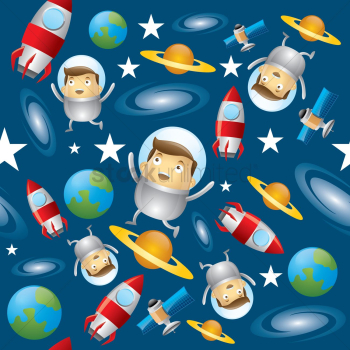 Rocket science and space background Rocket science and space background