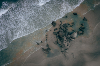 Rocks at Beach Rocks at Beach