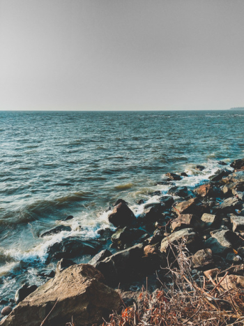 Rocks On Seashore Rocks On Seashore