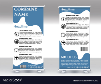 roll up banner design template roll up banner design template