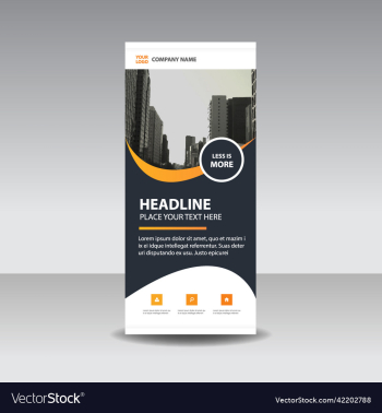 roll up banner for business team roll up banner for business team