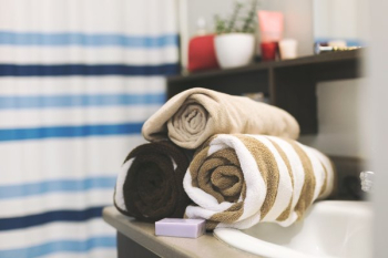Rolled Bathroom Towels Rolled Bathroom Towels