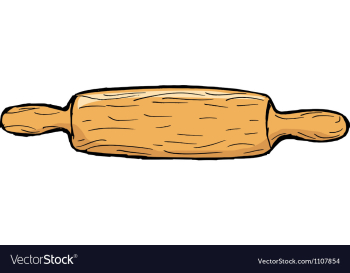 Rolling pin vector image