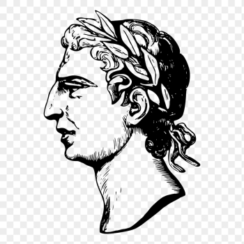 Roman sculpture drawing png sticker | Free PNG - rawpixel