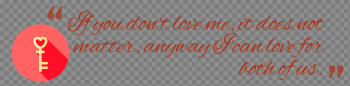 Romantic Quotes Transparent Image