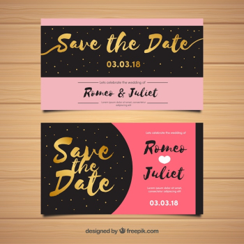Romantic wedding invitation template Romantic wedding invitation template