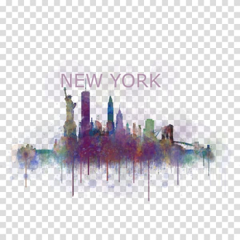 Rome York Street Augusta New York City Watercolor painting, New York City transparent background PNG clipart