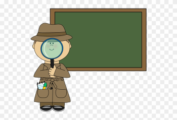 Room Clipart Inspector - Girl Detective Clipart