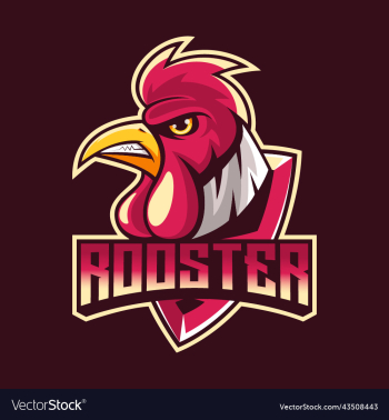 rooster mascot logo rooster mascot logo