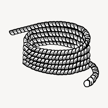 Rope line art collage element, | Free Vector - rawpixel Rope line art collage element, | Free Vector - rawpixel