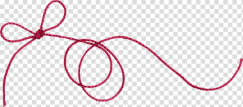 Rope ribbon , Twine String Red thread of fate , Twine transparent background PNG clipart