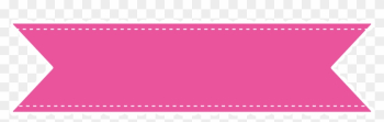 Rosa, Fita, Pavilhão, Comemorar - Ribbon Banner Pink Png