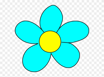 Rose Clipart Light Blue - Light Blue Cartoon Flowers Rose Clipart Light Blue - Light Blue Cartoon Flowers