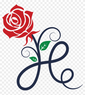 Rose Corner Flourish Clipart