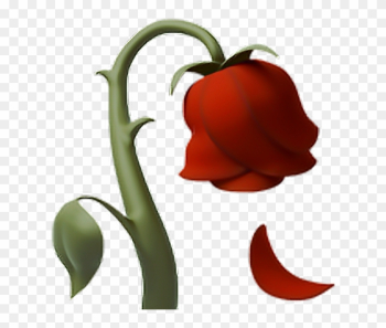 Rose Deadrose Flower Emoji Iphone - Rose Emoji