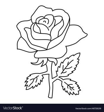 rose flower cartoon